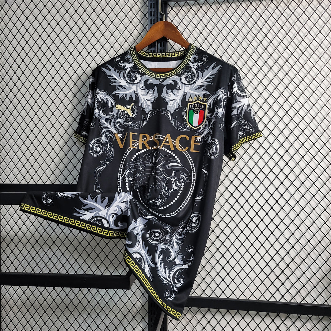 MAILLOT ITALIE CONCEPT EDITION VERSACE NOIR 2023/2024