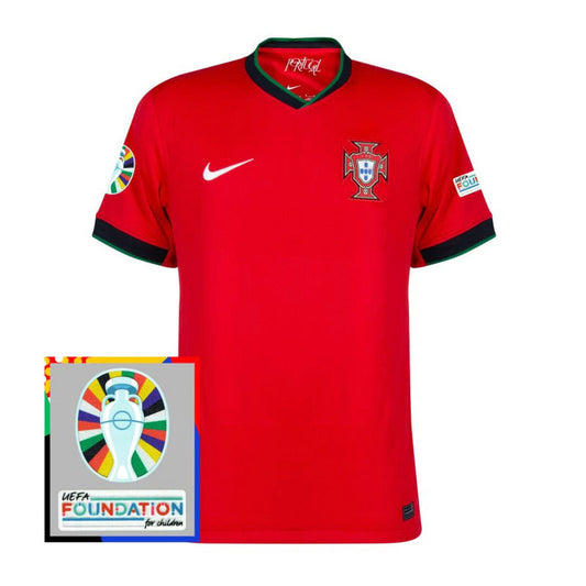 Maillot Portugal Domicile 24/25 - Avec Patch Euro