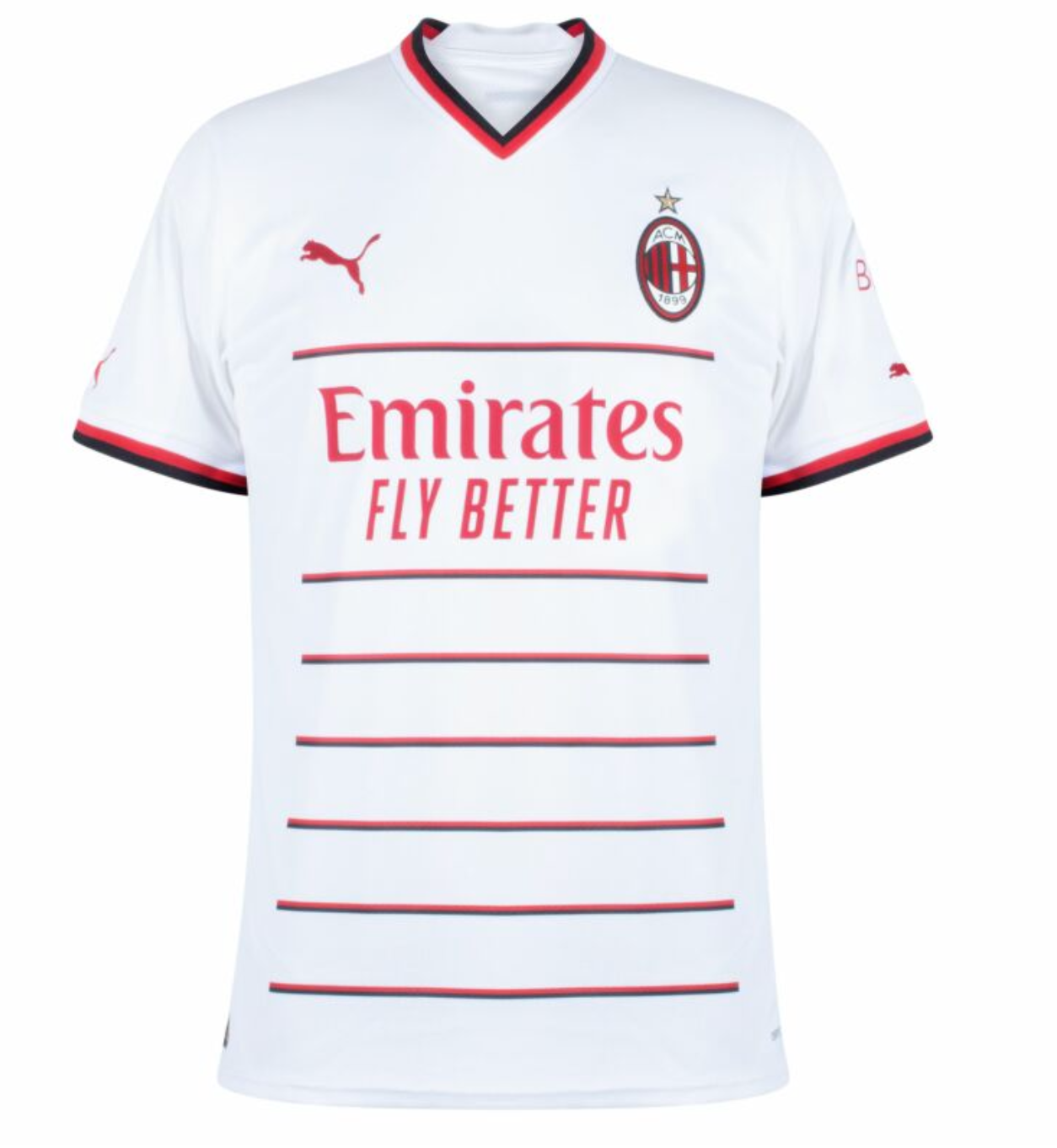 AC Milan Jersey 2022/2023 Away White Red