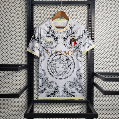 MAILLOT ITALIE CONCEPT EDITION VERSACE BLANC 2023/2024