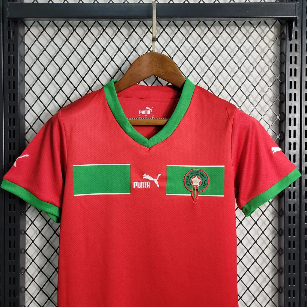 MAILLOT ENFANT MAROC DOMICILE 2022/2023