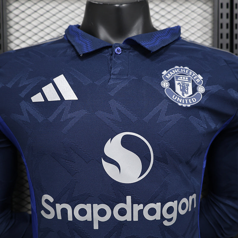 MAILLOT MANCHESTER UNITED EXTERIEUR 2024/2025 VERSION MANCHES LONGUES