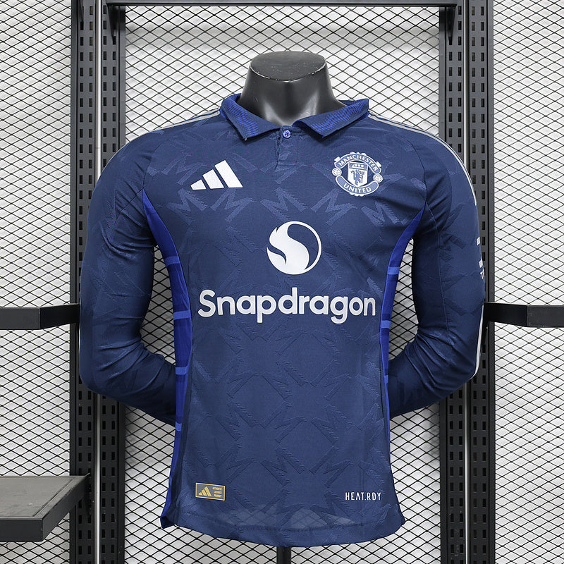 MAILLOT MANCHESTER UNITED EXTERIEUR 2024/2025 VERSION MANCHES LONGUES